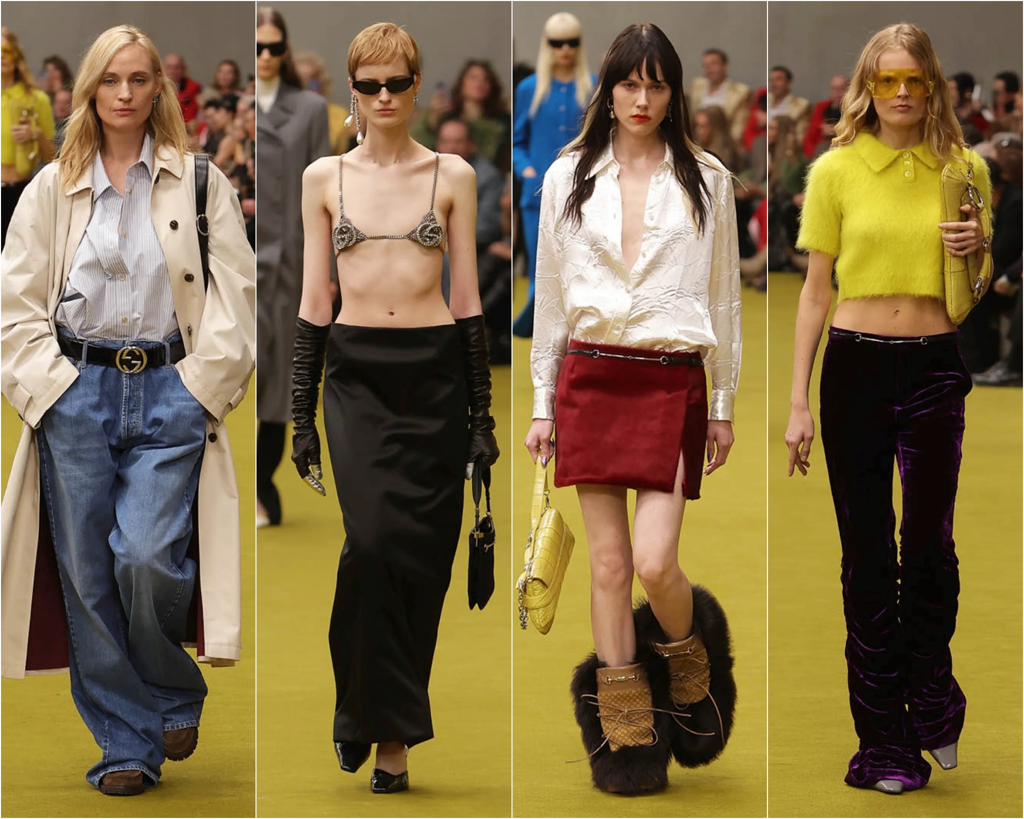 グッチ、23年秋冬で示したのはトム・フォードやミケーレ期を経た