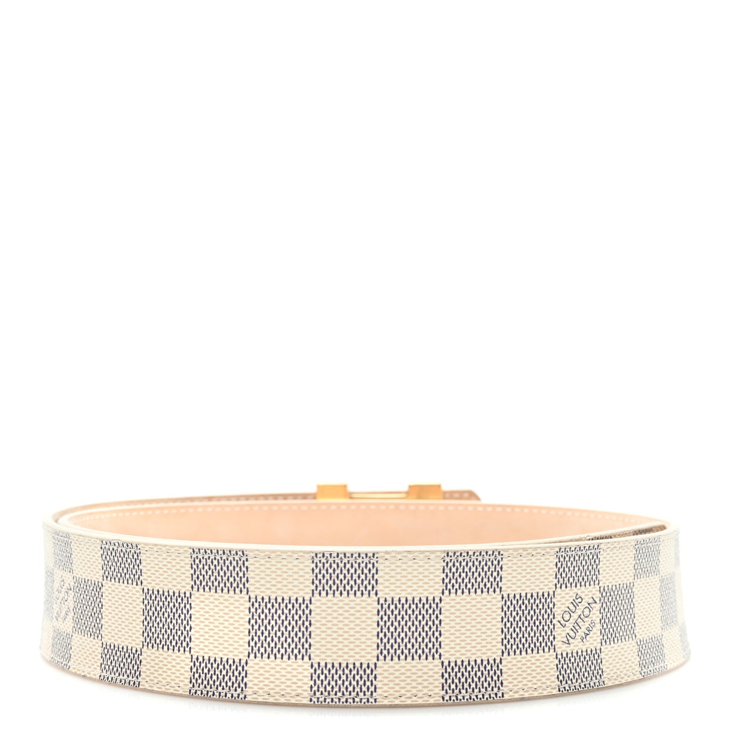 Louis Vuitton Damier Azur LV Initiales Belt 90 36 1802740
