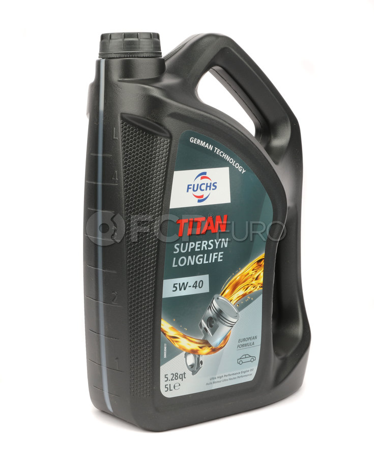 5W40 Titan Supersyn Long Life Engine Oil (5 Liters) - FUCHS