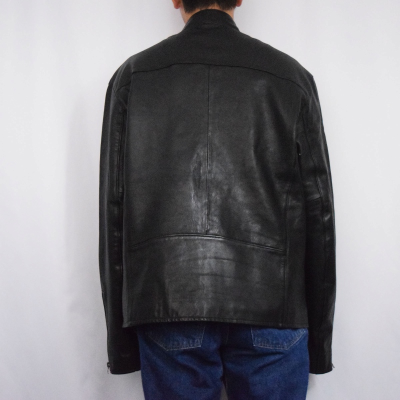 ポロラルフローレン レザージャケット 羊革 シープレザー 黒 ブラック