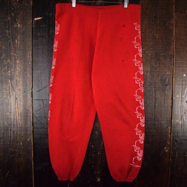 80年代 DISCUS パウエル アメリカ製 スケート ガイコツ 赤