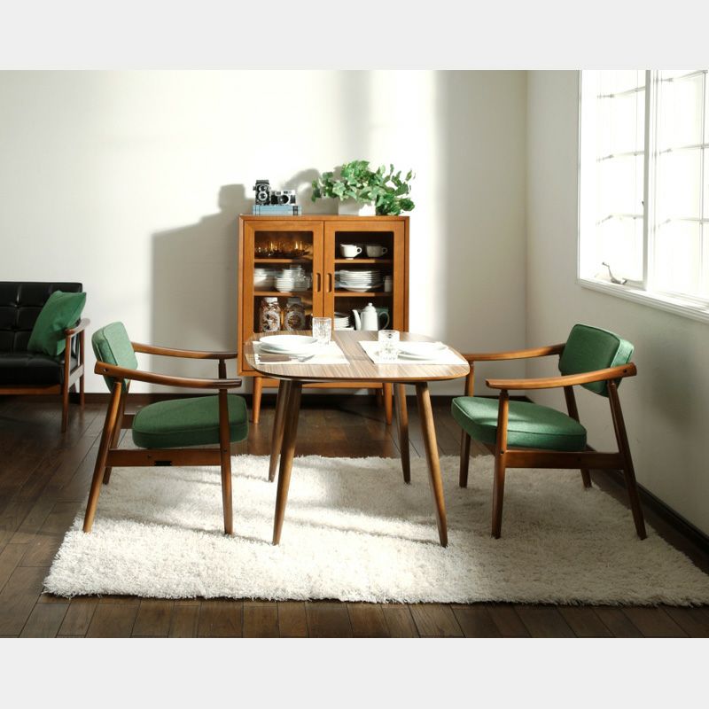 カリモク60 Dチェア 美品 タープグリーン 1脚 3.png