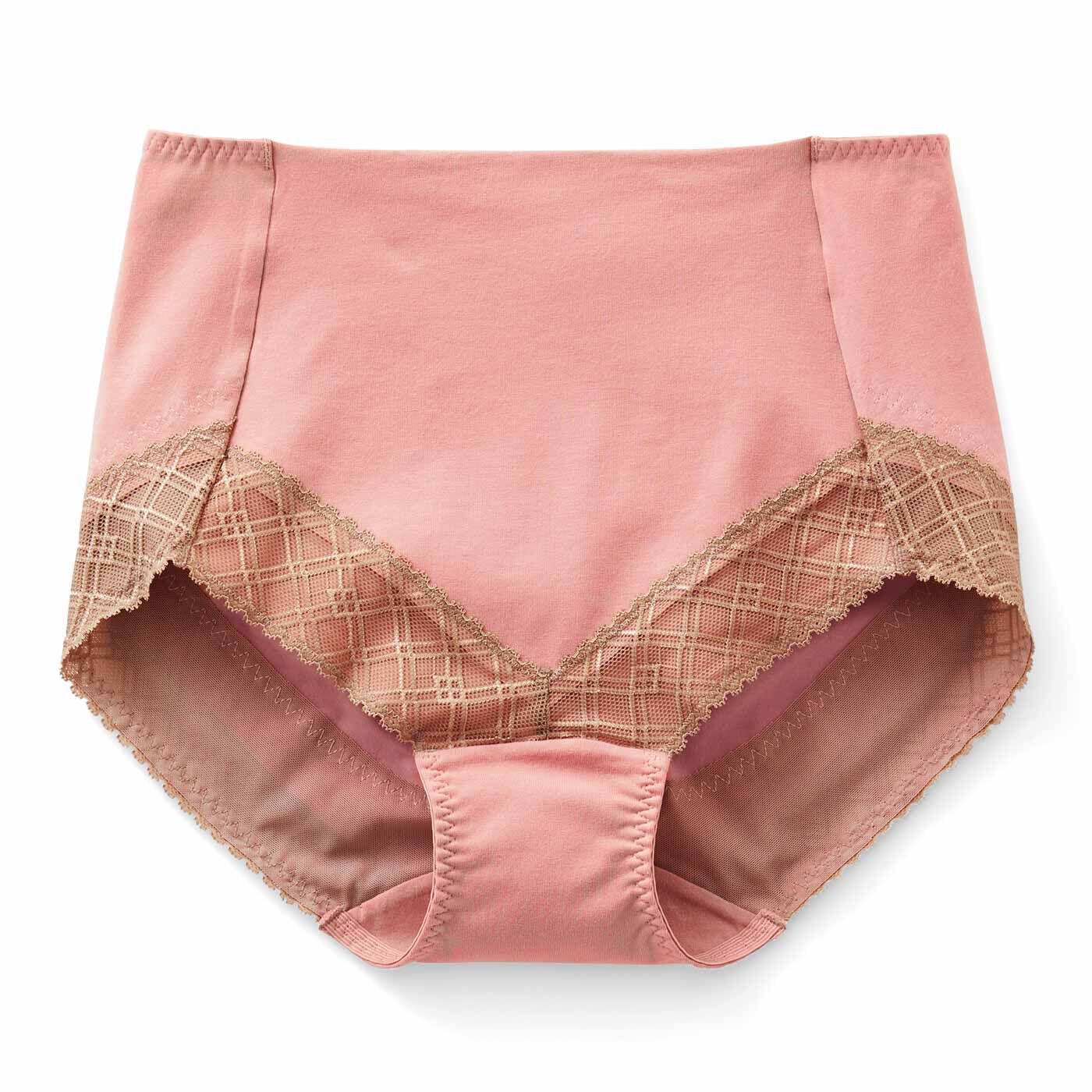 吸汗速乾でさらり快適 安心のヌーディーカラー お尻流れガード立体