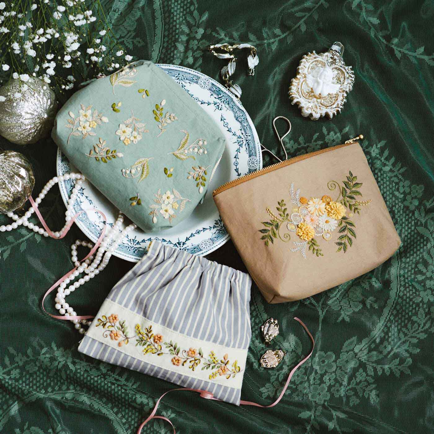 クチュリエ】ポーチ・がまぐち｜手芸・手作りキット・ハンドメイド