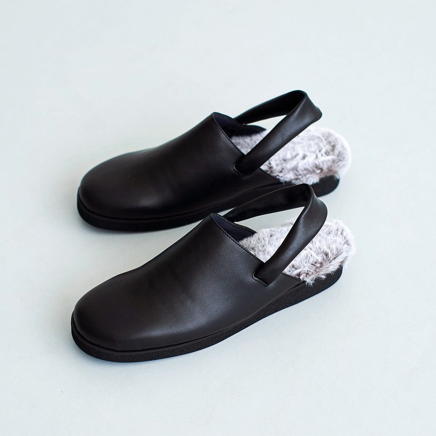 el:ment 神戸・長田の職人仕立て ほんわり滑らか フェイクファーサボ