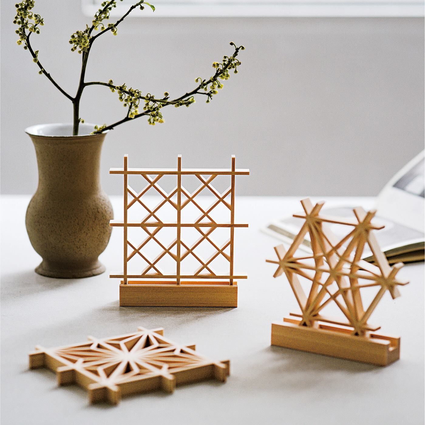 建具職人さんと作った 組子細工のコースターキットの会｜SeeMONO