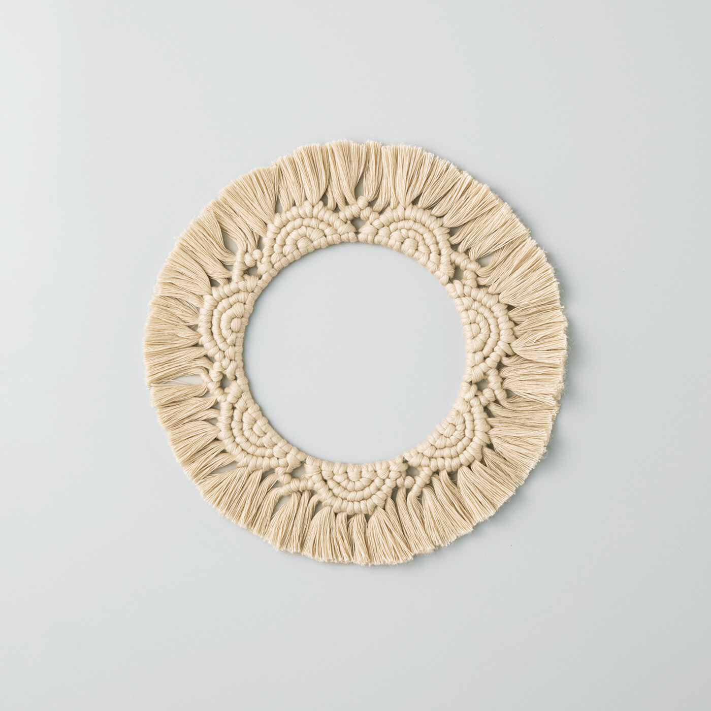 タイプが選べる】おうちで楽しくマクラメレッスン フープリースキット