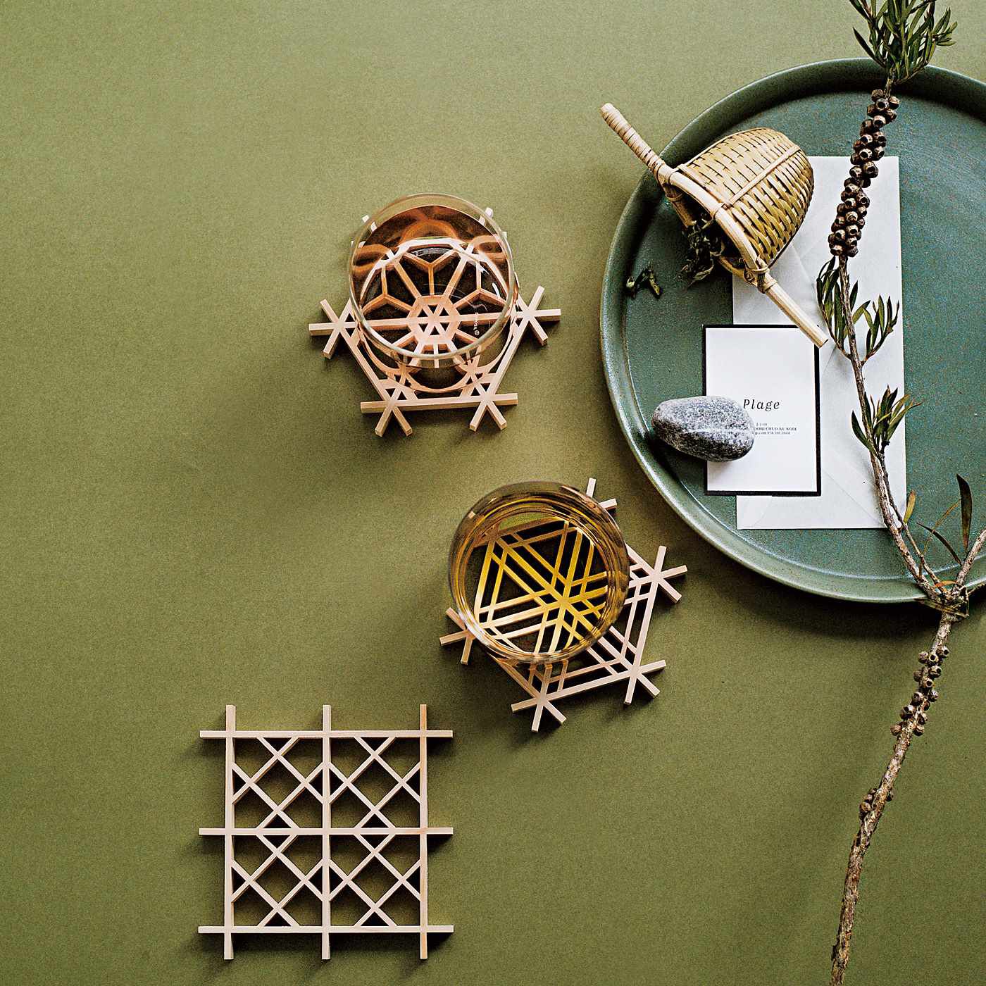 建具職人さんと作った 組子細工のコースターキットの会｜SeeMONO