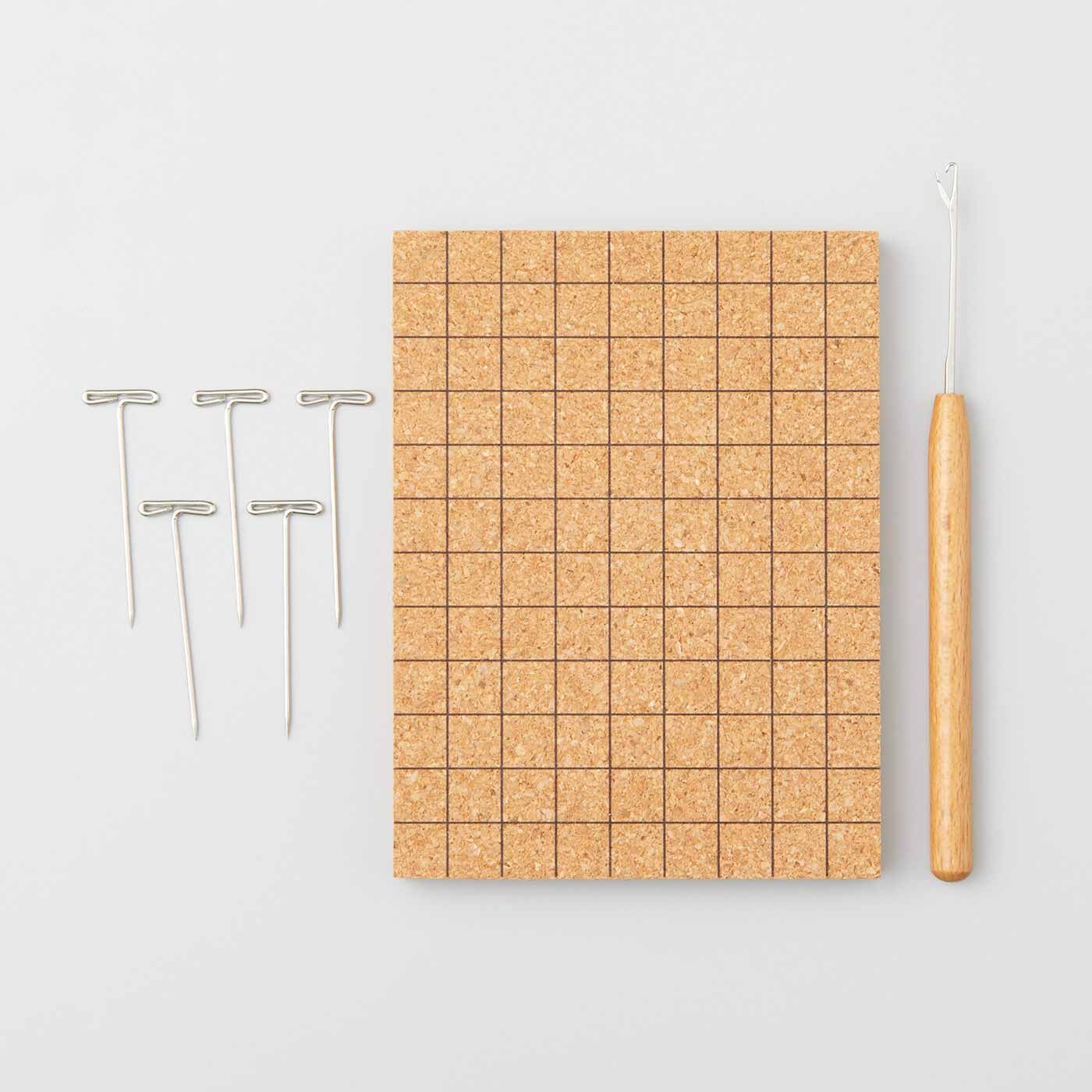 マクラメ用ミニボードと便利な引き抜きフックのセット｜SeeMONO