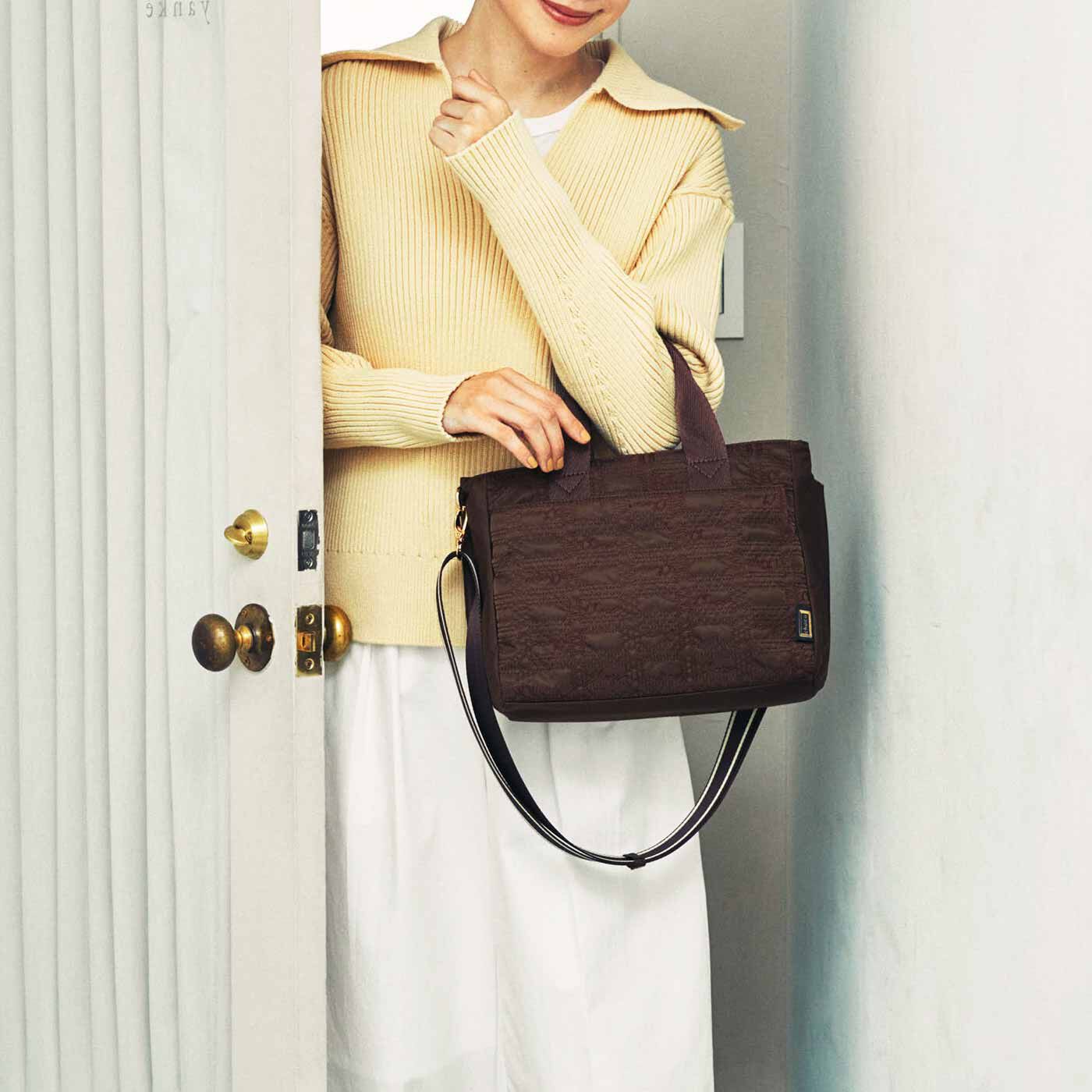 ラミプリュス チョコレートバイヤー みりとコラボ 荷物を仕切って