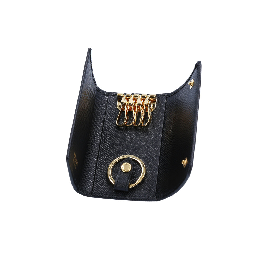 WEB限定価格】プラダ PRADA SAF.METAL 4連キーケース キーリング付き