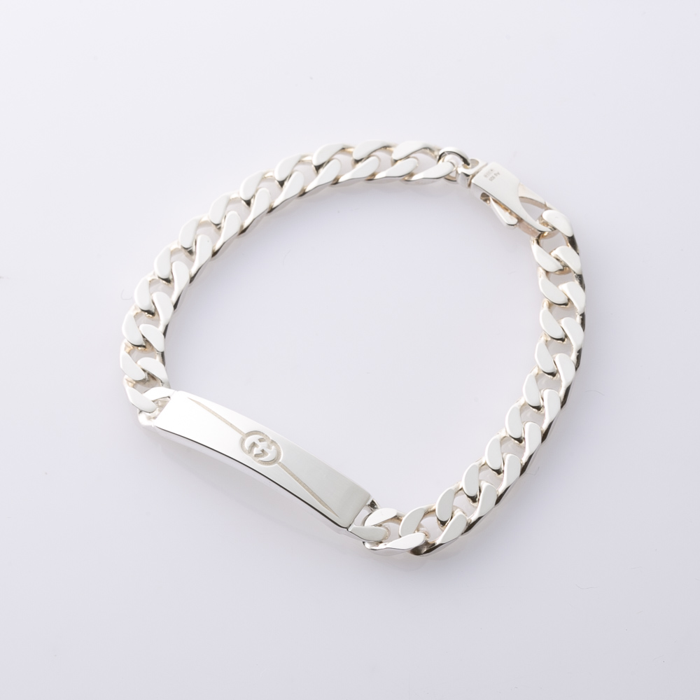 グッチ GUCCI ダイアゴナル インターロッキングG ブレスレット 774054