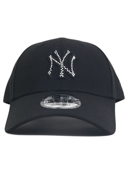 NEW ERA 9FORTY RHINESTONE YANKEES BLACK - FIVESTAR