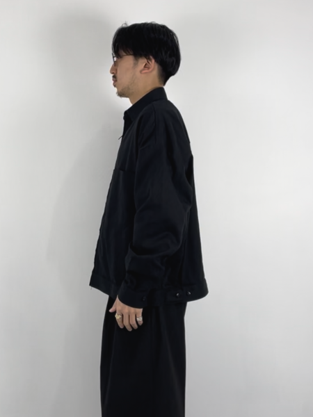 COOTIE / C/R Twill Work Jacket -Black-