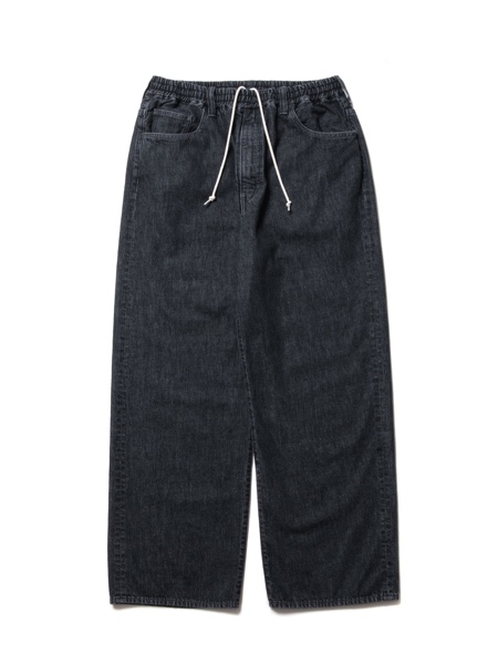 COOTIE / 5 Pocket Denim Easy Pants -Black Fade-