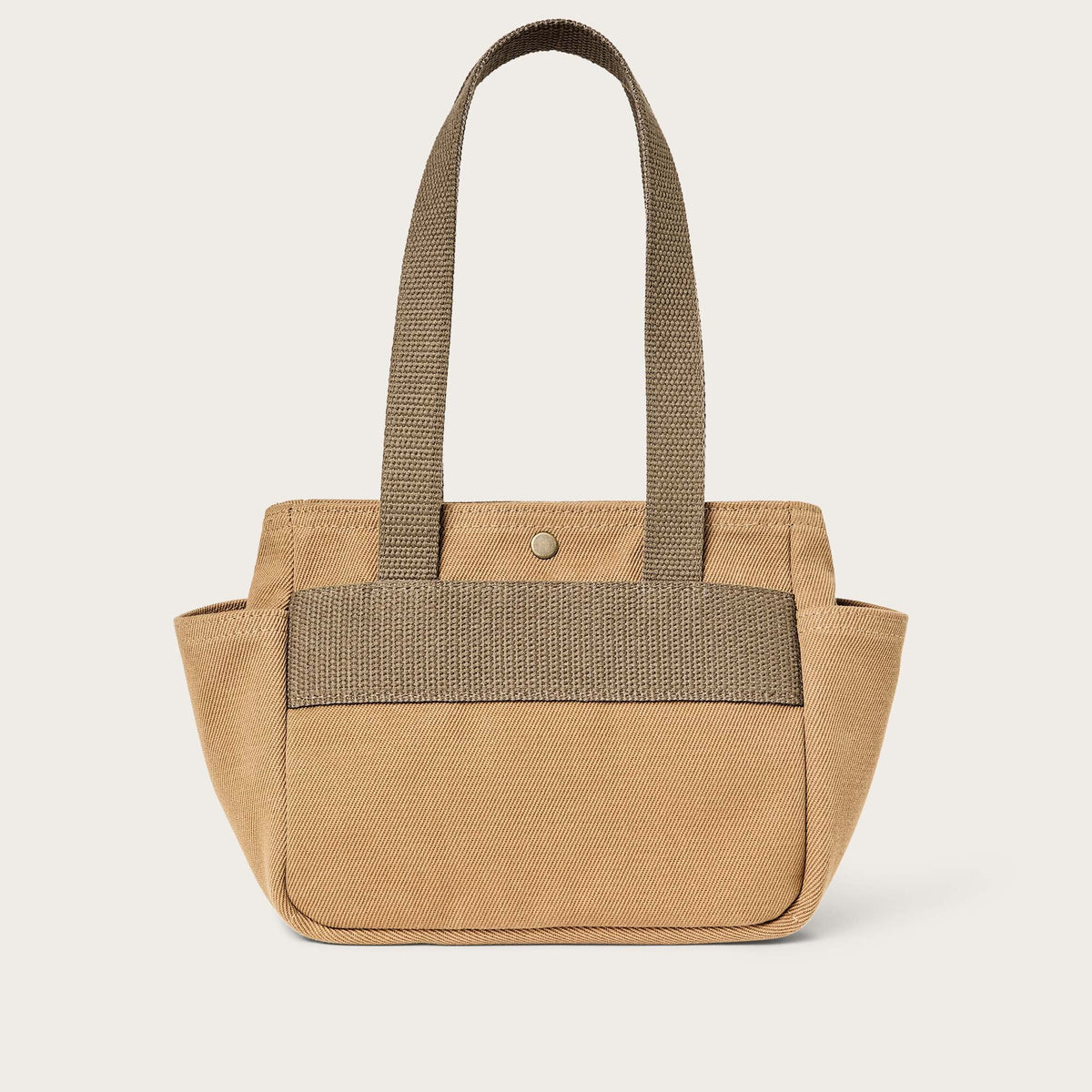 Rugged twill small open tote bag by Filson | Tan (Beige)