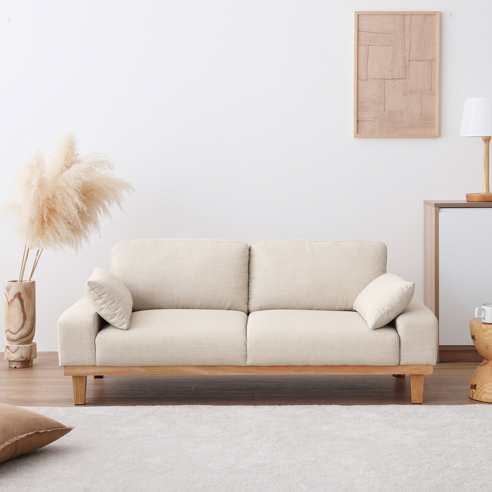 あす着] 幅150cm 2人用 カウチ ローソファー 2人 おしゃれ 掛け