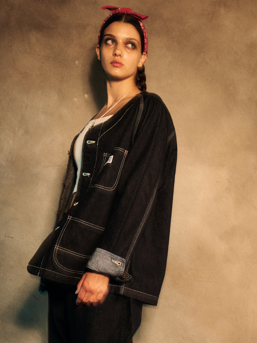 12oz デニム エンジニアジャケット FN-OJ-DE201 | THE FLAT HEAD