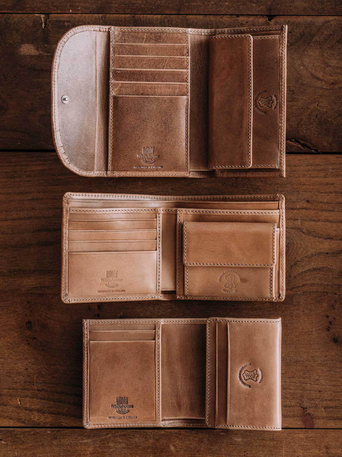 今最も注目のコンパクトウォレットS1975がVINTAGE BRIDLE LEATHERで