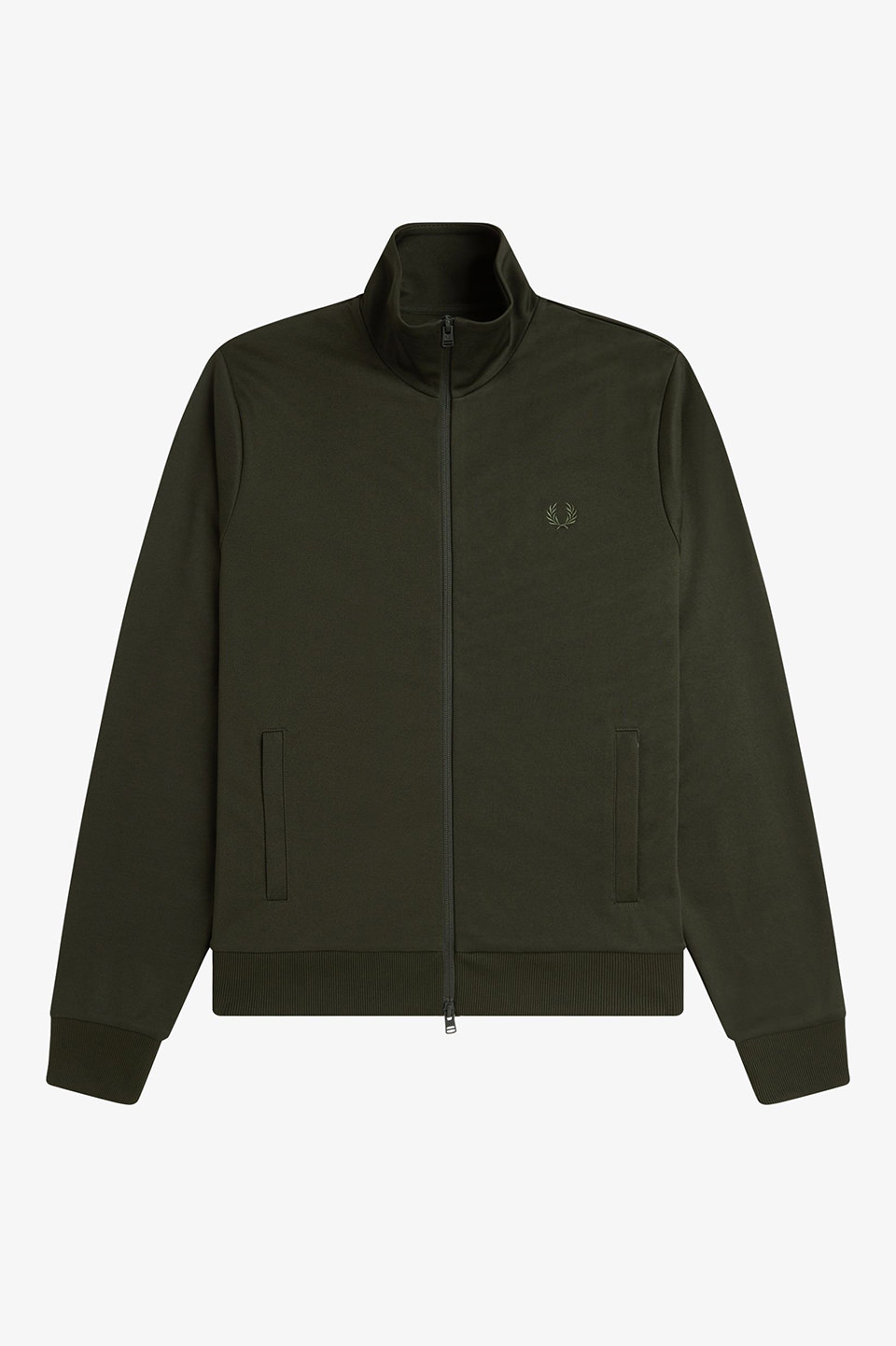 Tape Detail Track Jacket(M 408：HUNTING GREEN): | FRED PERRY JAPAN