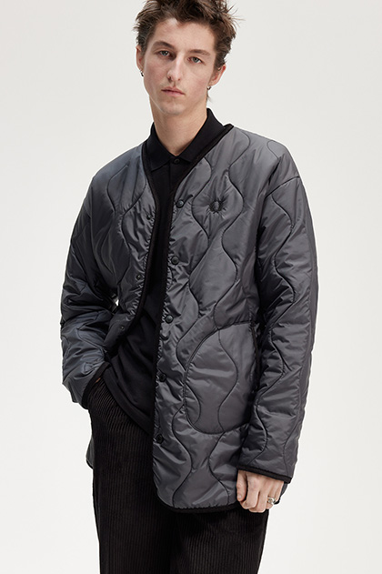 Lavenham Quilted Liner Jacket(S 102：BLACK): | FRED PERRY JAPAN