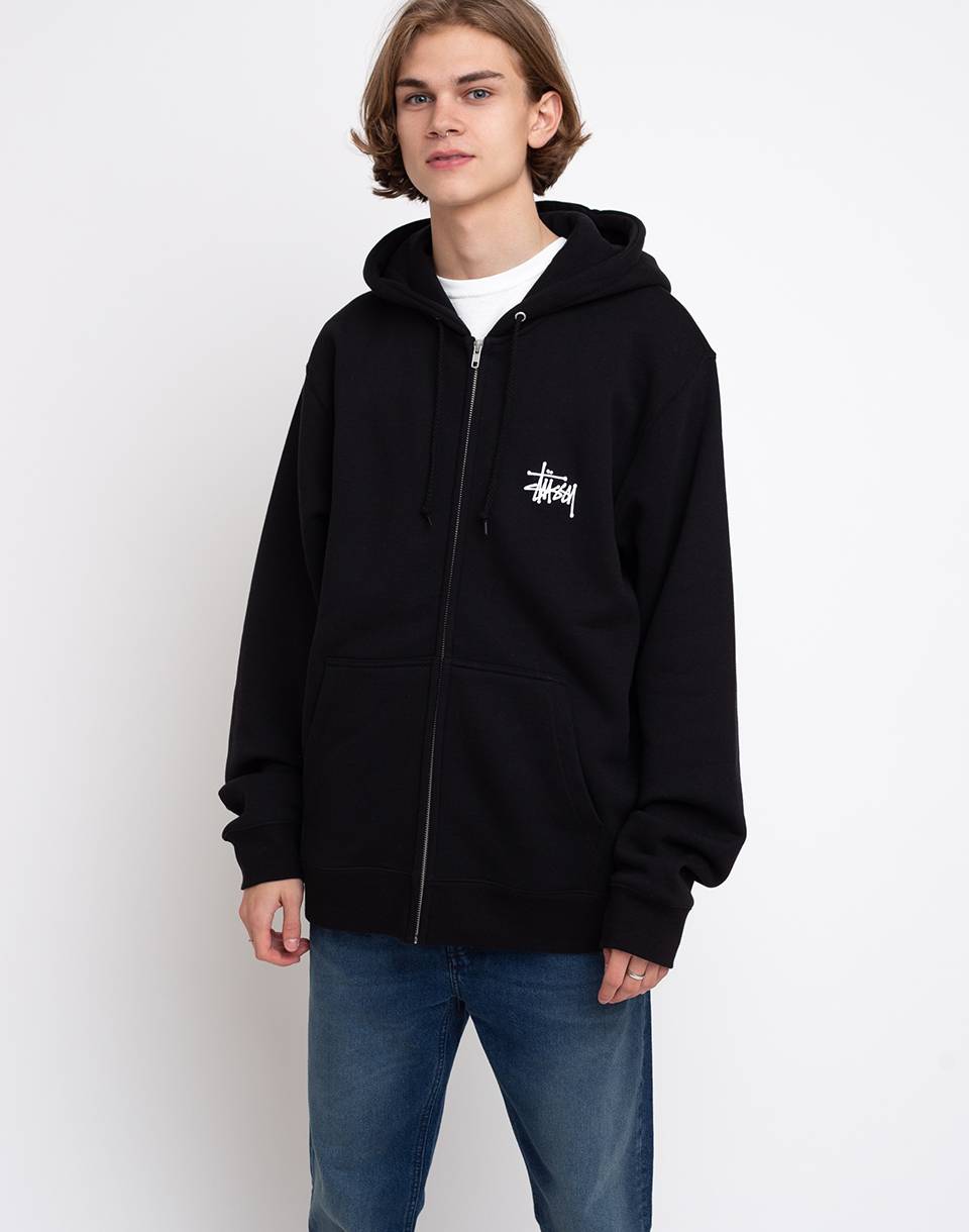 Sweatshirt Stüssy Basic Stussy Zip Hood | Freshlabels.com