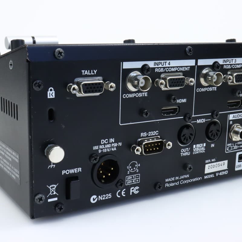 Roland V-40HD [マルチフォーマット・ビデオ・スイッチャー] 中古