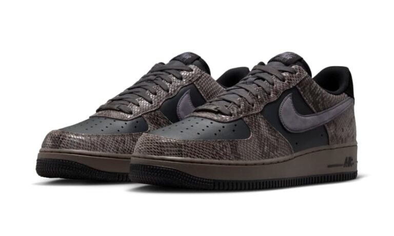 2025年 1/1 発売】NIKE AIR FORCE 1 LOW “Black Snakeskin” (ナイキ