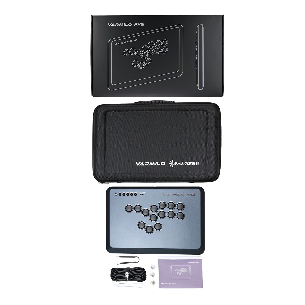 VARMILO FK2(不屈) ブラック ラピッドトリガー搭載レバーレスアケコン