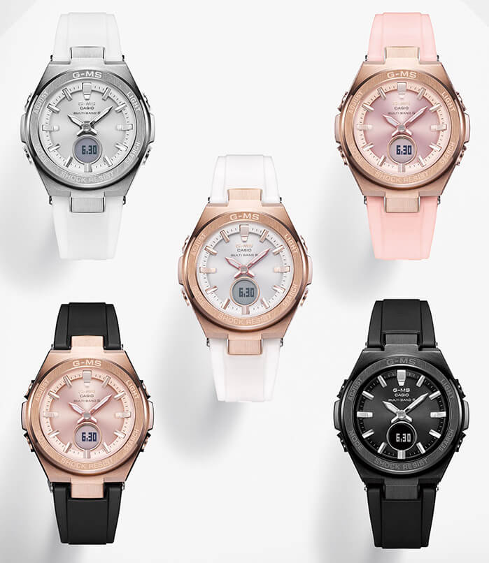 Baby-G G-MS MSG-W200 with Tough Solar & Multi-Band 6 - G-Central G