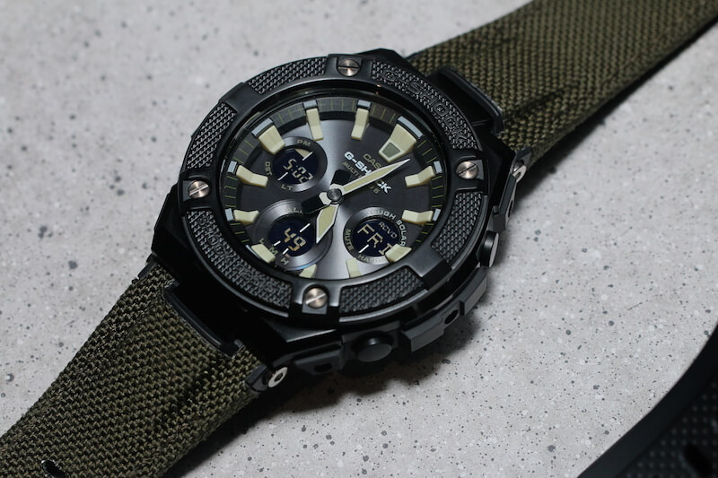 G-Shock G-STEEL GST-W130 with Hybrid Band and Neon Illuminator