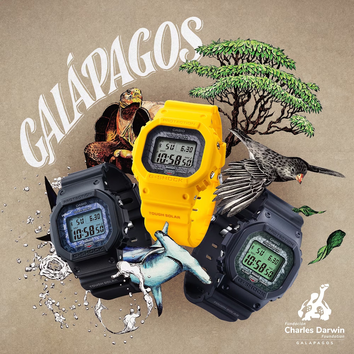 G-Shock teams up with The Charles Darwin Foundation for Galapagos