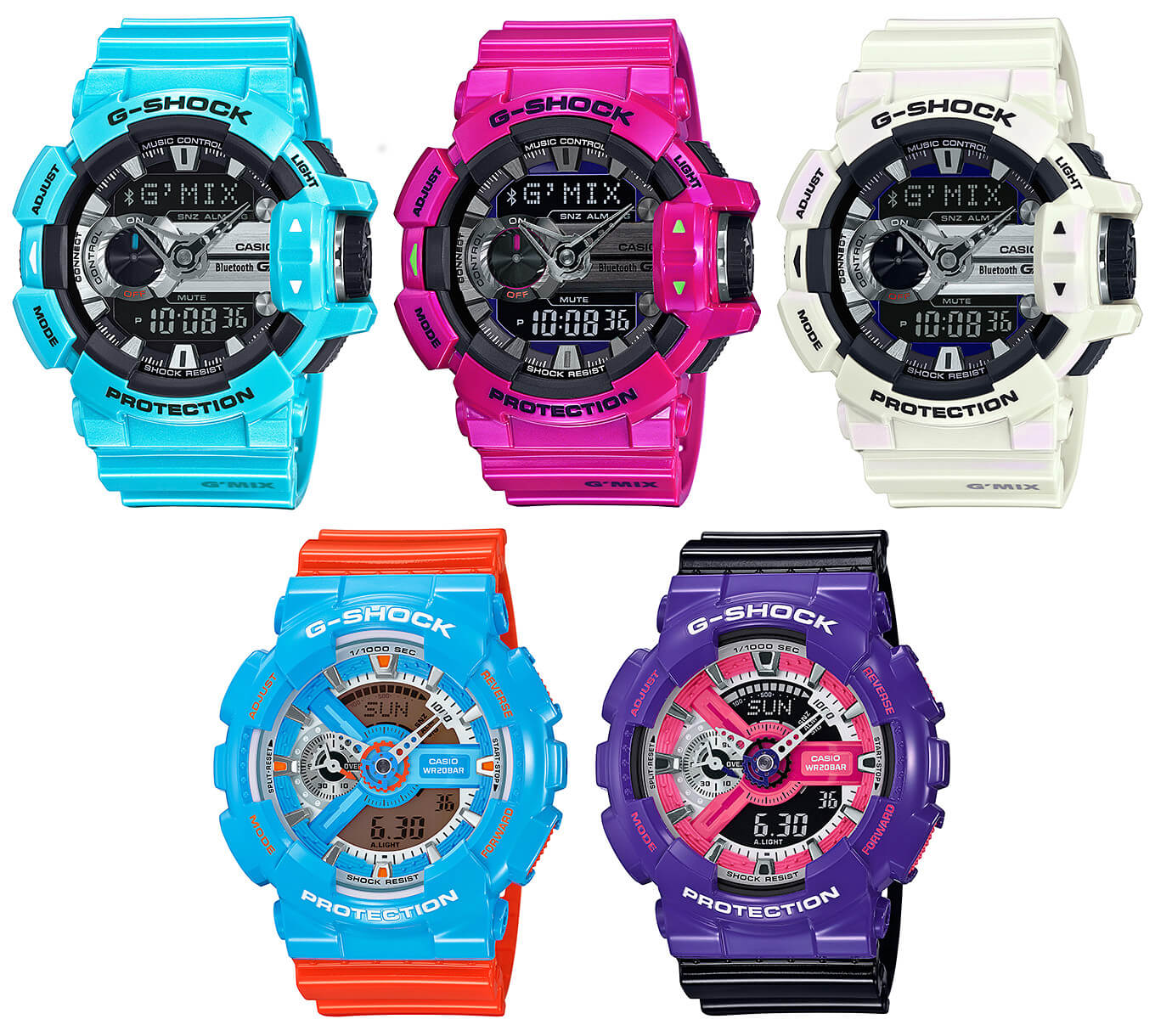 New Crazy Color G-Shock watches with NFL team colors - G-Central G