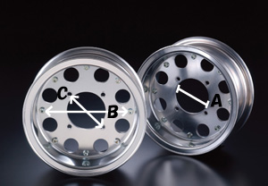 アルミホイールの寸法について | Gクラフトオンライン Gcraft