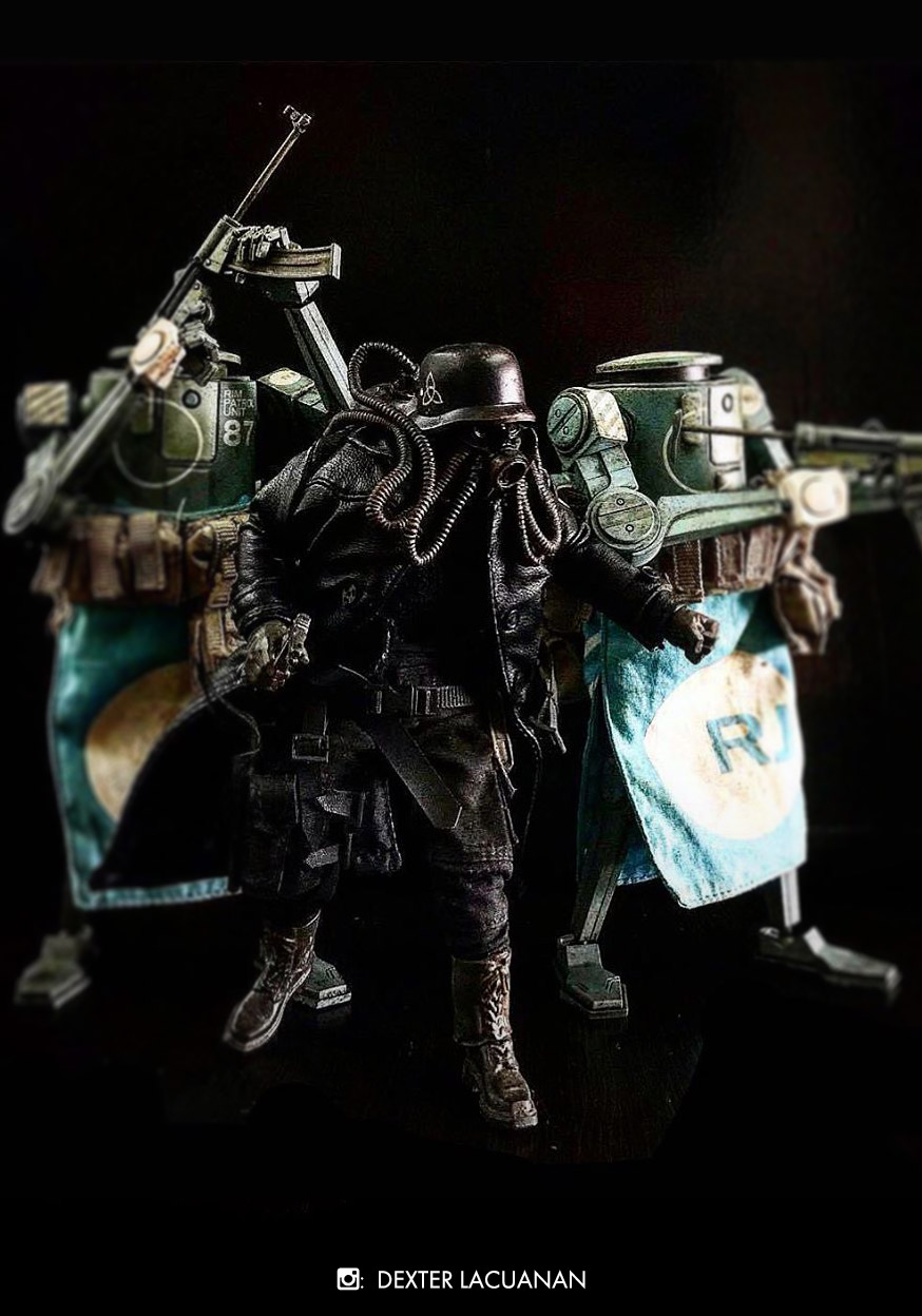 Shitty 9 Commander VON NOM by Ashley Wood (one twelve) toy release