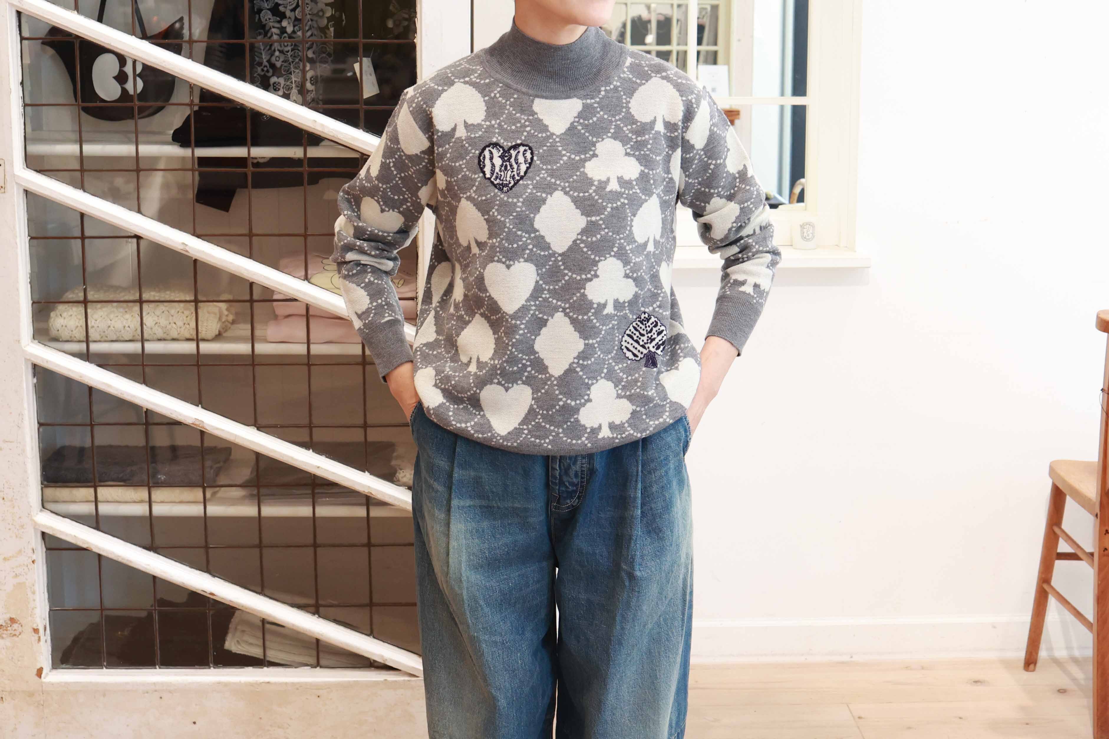 mina perhonen ミナぺルホネン forest card ニットプルオーバー