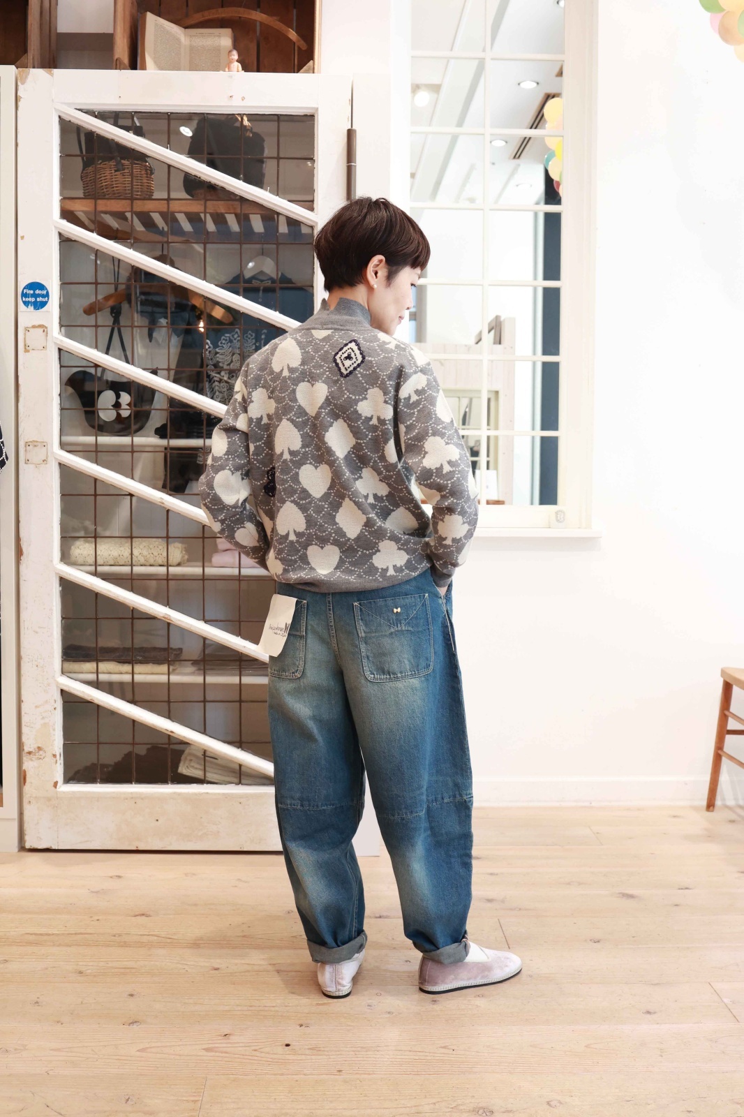 mina perhonen every day ニーパネルデニム