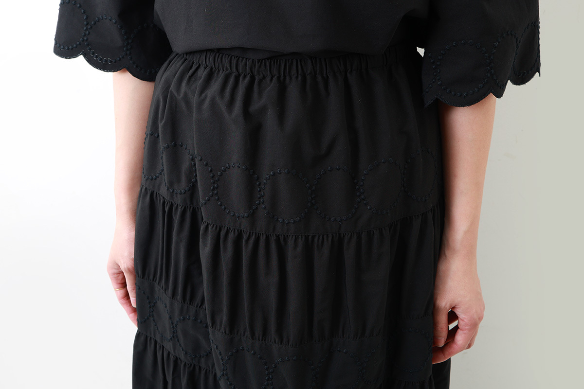 mina perhonen ミナぺルホネン tambourine ティアードスカート