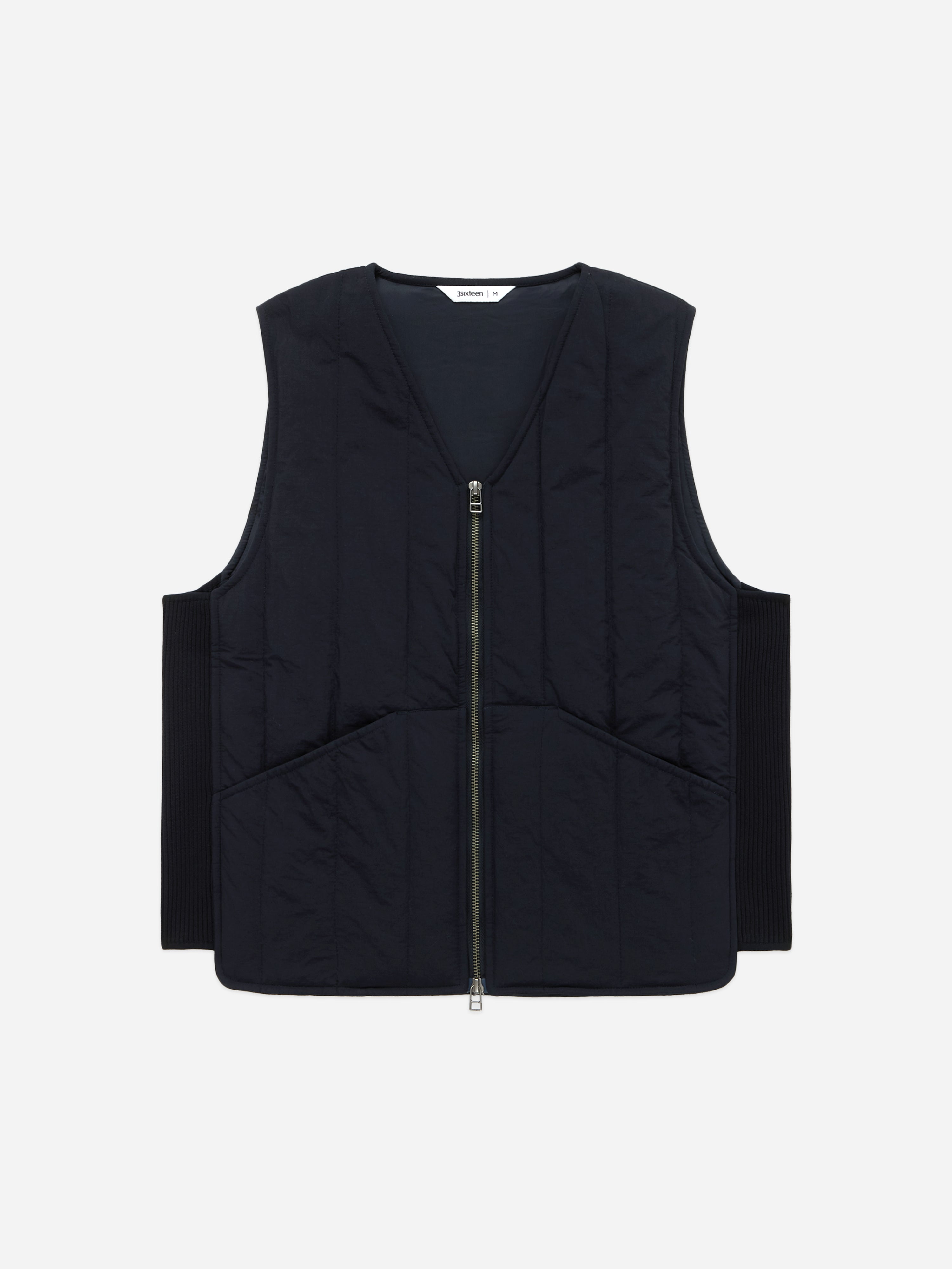 Liner Vest ~ Black Ripstop – 3sixteen