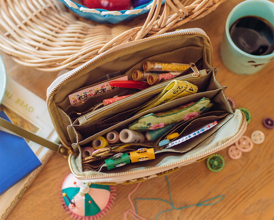 ちいさいひきだしポーチ ほぼ日 ミナペルホネン tambourine ちいさい