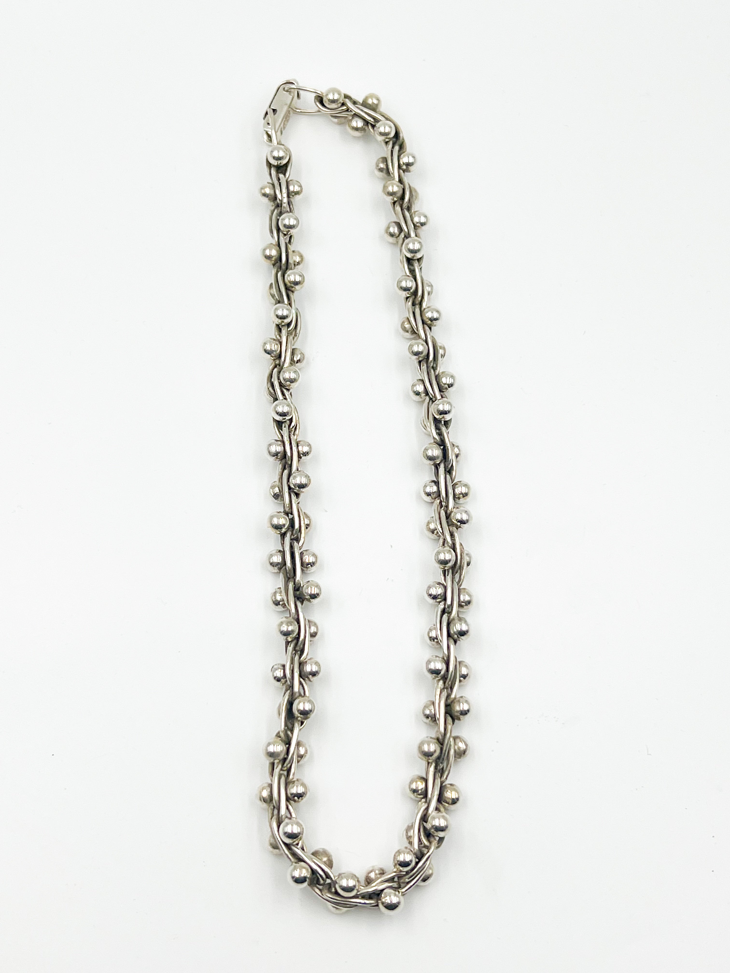 Spratling Silver Triple Link Necklace – 1850 House Museum Store