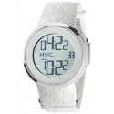 Gucci I-Gucci Digital White Rubber Womens Watch YA114403