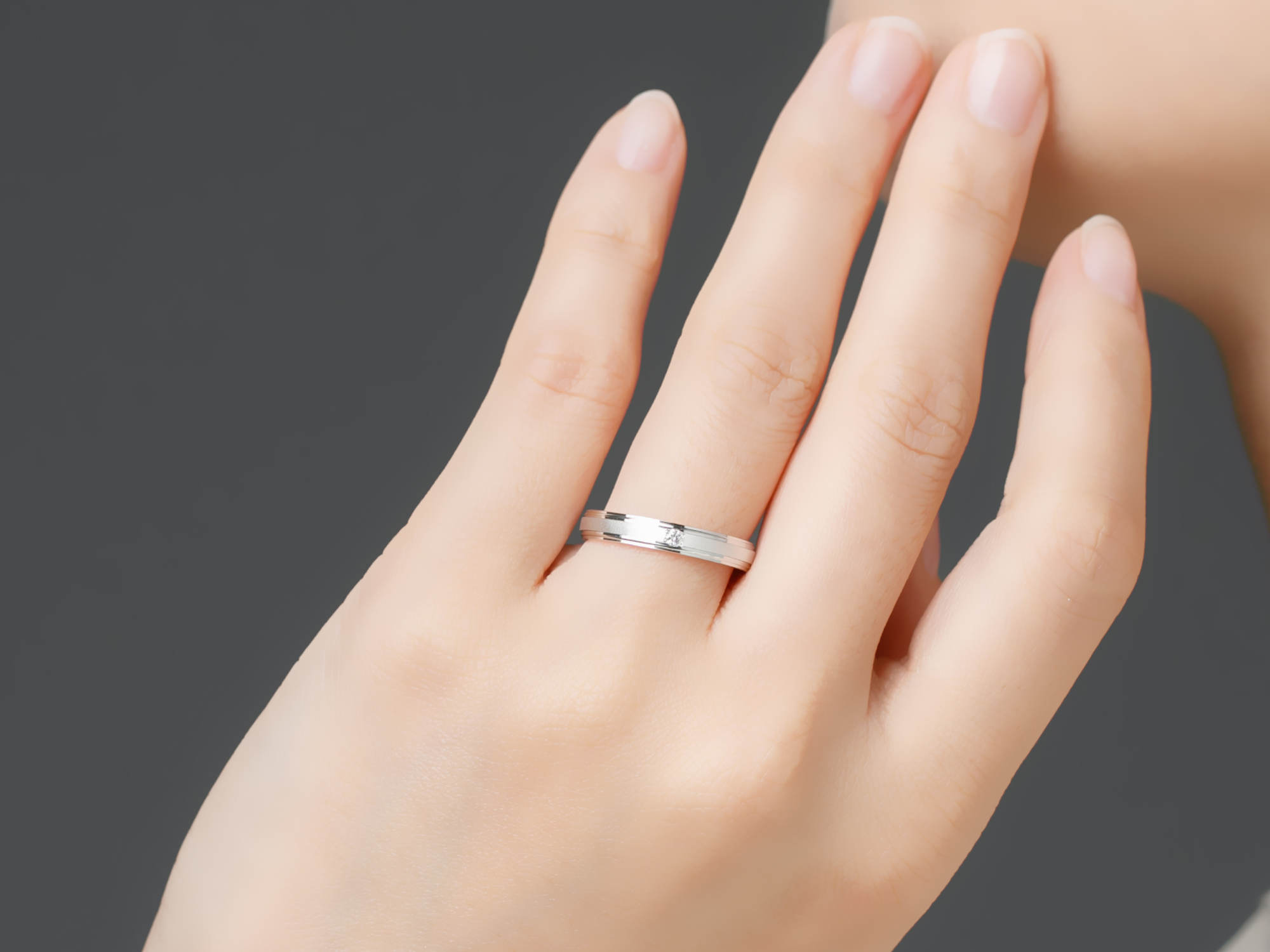 雪（静） | 結婚指輪・婚約指輪のSANJI