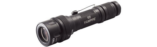 SureFire V2 Vampire Tactical Dual-Output White/IR LED Flashlight