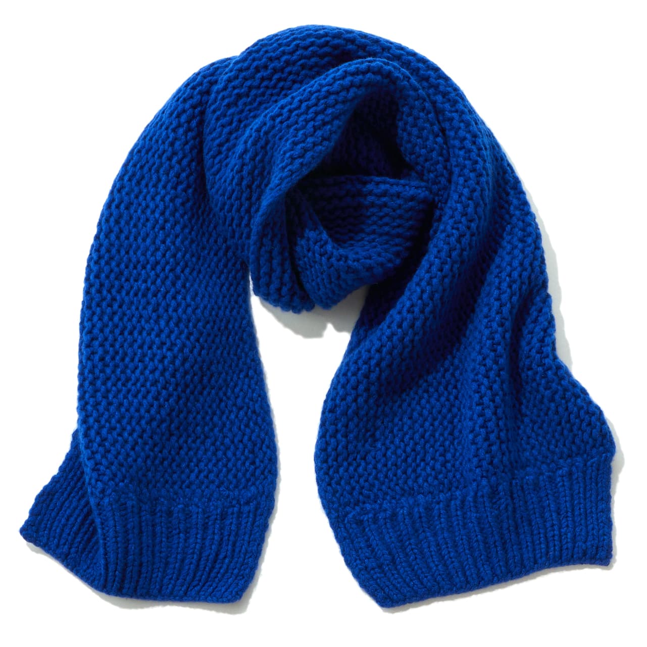 気仙沼ニッティングのカシミヤストール［ロイヤルブルー］