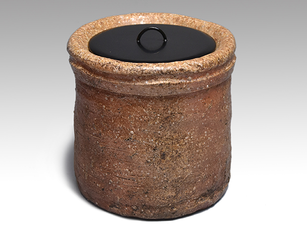 信楽水指 矢筈口 江戸時代 | 古美術ささき