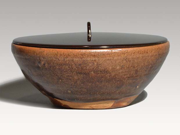 江戸時代 瀬戸 平水指 誂え蓋付 鵬雲斎箱書 茶道具 | 古美術ささき