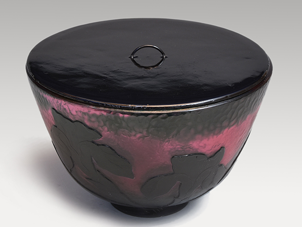 DAUM ドーム ナンシー アールヌーヴォー アイリス文 マルトレ 花器 水