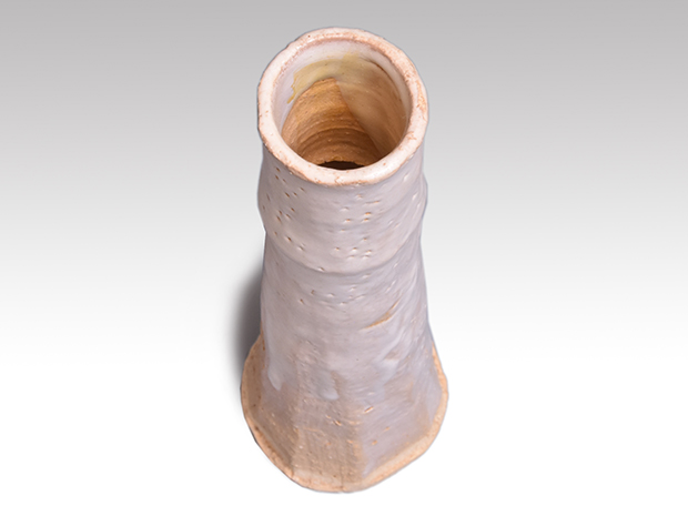 萩焼花入 十代 三輪休雪(作) 共箱 | 古美術ささき