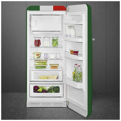 SMEG 冷蔵庫 1ドア 270L 右開き 幅60.1cm イタリア FAB28RDIT5JP の